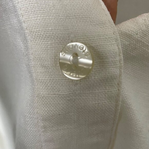 Valerie Stevens Casual Linen Button Up Long Sleeve Collared Shirt Women’s Sz XL - Picture 5 of 8